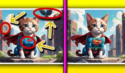 Kitty Spot The Differences with Friends - 1 2 Players banner